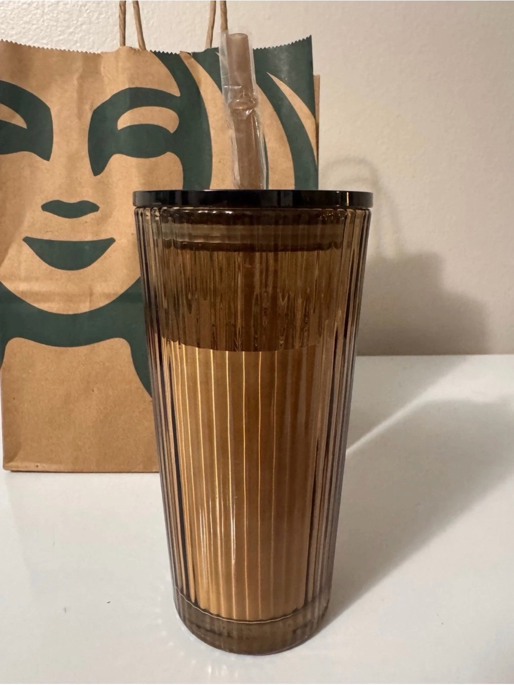 Starbucks Fall Ribbed tumbler - Picture 2 of 3
